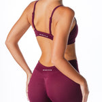 Dynamic 'Kayla' Crop - Mulberry - Kikiva Collection