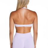 Dynamic Staple Halter Crop - Baby Lilac - Kikiva Collection