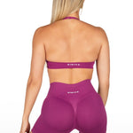 Dynamic Staple Halter Crop - Blossom - Berry - Kikiva Collection