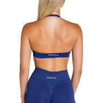 Dynamic Staple Halter Crop - Dark Blue - Kikiva Collection
