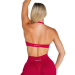 Dynamic Staple Halter Crop - Scarlett Ruby - Red - Kikiva Collection