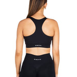 Dynamic 'Support' Crop - Black - Kikiva Collection