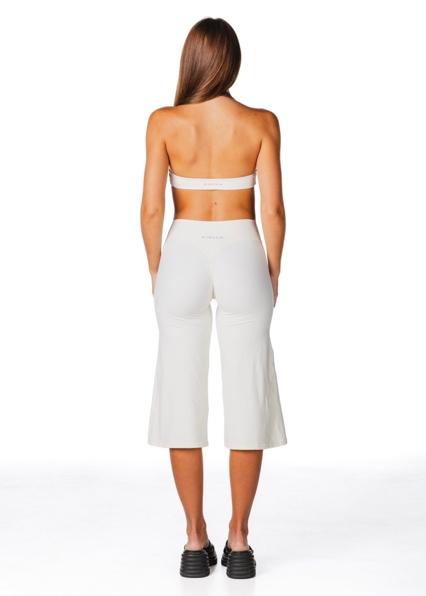 Flow Capris - Cream - Kikiva Collection