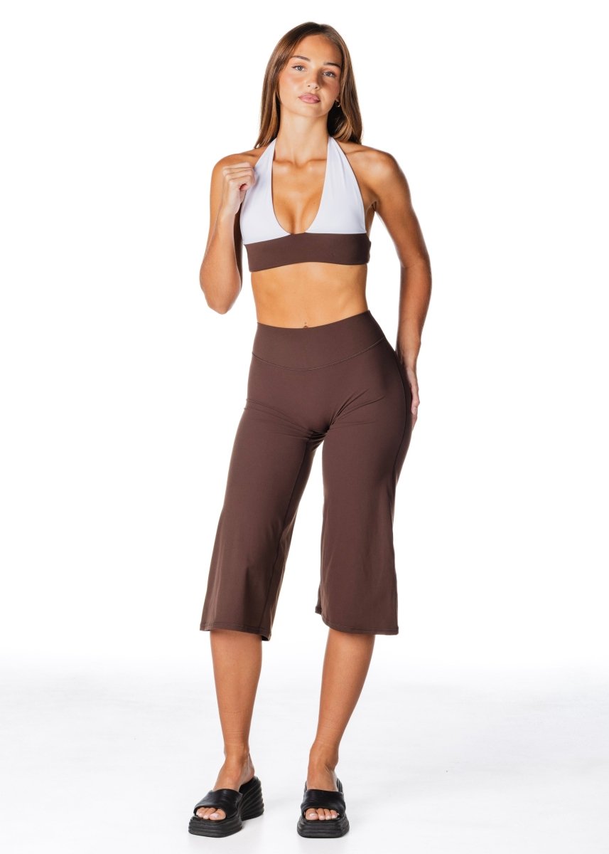 Flow Capris - Dark Choc - Kikiva Collection
