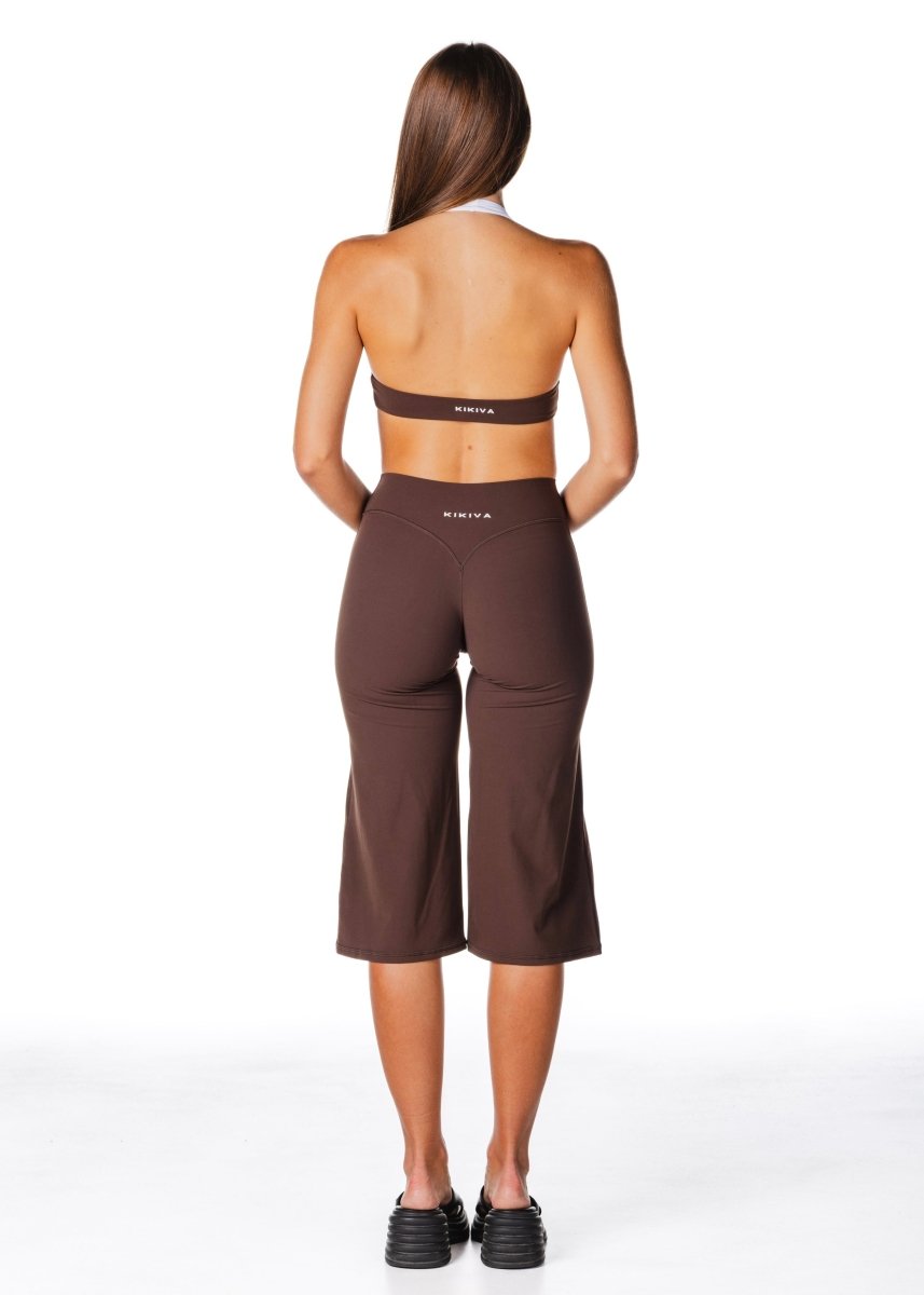 Flow Capris - Dark Choc - Kikiva Collection