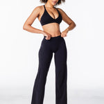 'Flow' Flares - Black - Kikiva Collection