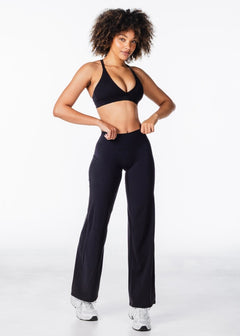 'Flow' Flares - Black - Kikiva Collection