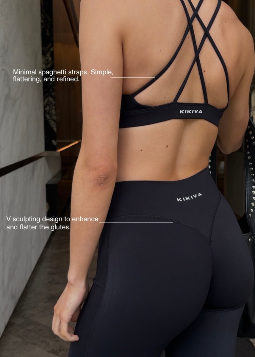 'Flow' Flares - Black - Kikiva Collection