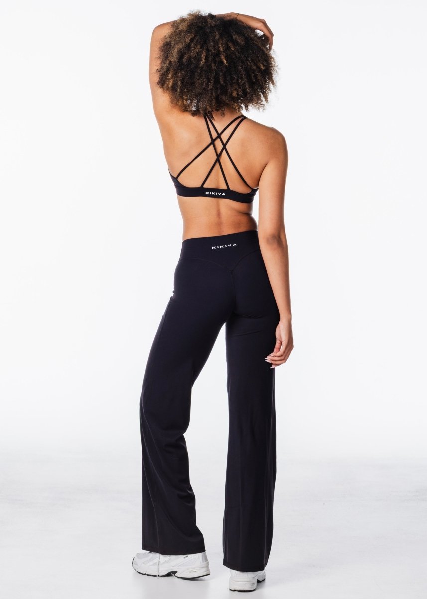 'Flow' Flares - Black - Kikiva Collection