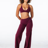 'Flow' Flares - Burgundy - Kikiva Collection