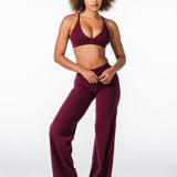 'Flow' Flares - Burgundy - Kikiva Collection