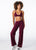'Flow' Flares - Burgundy - Kikiva Collection
