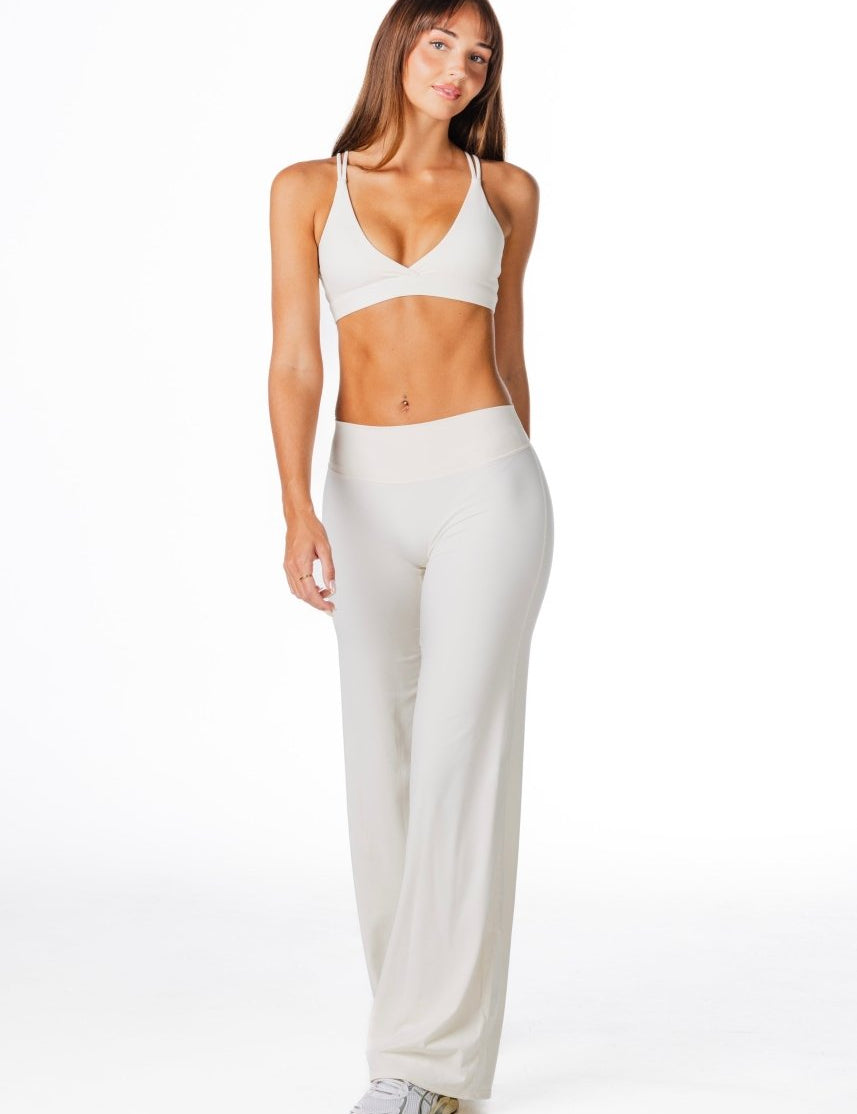 'Flow' Flares - Cream - Kikiva Collection