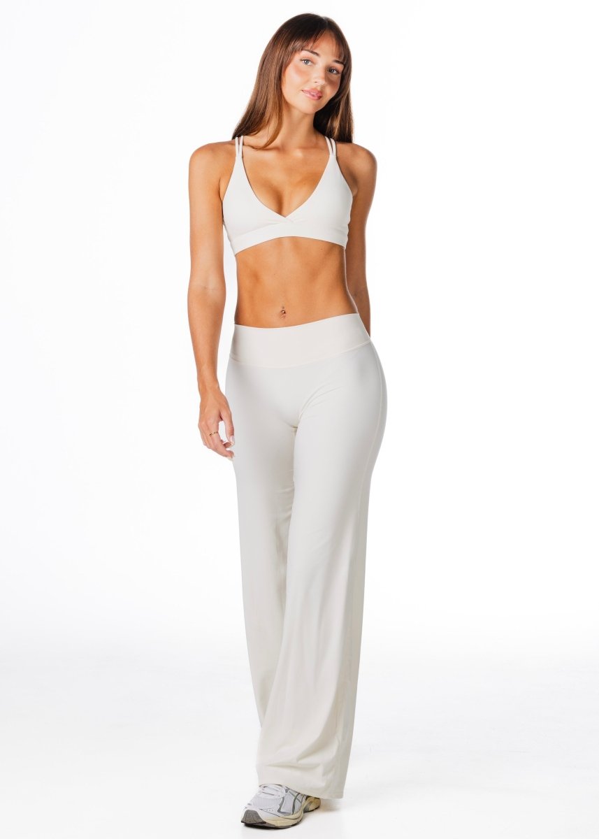 'Flow' Flares - Cream - Kikiva Collection