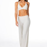 'Flow' Flares - Cream - Kikiva Collection
