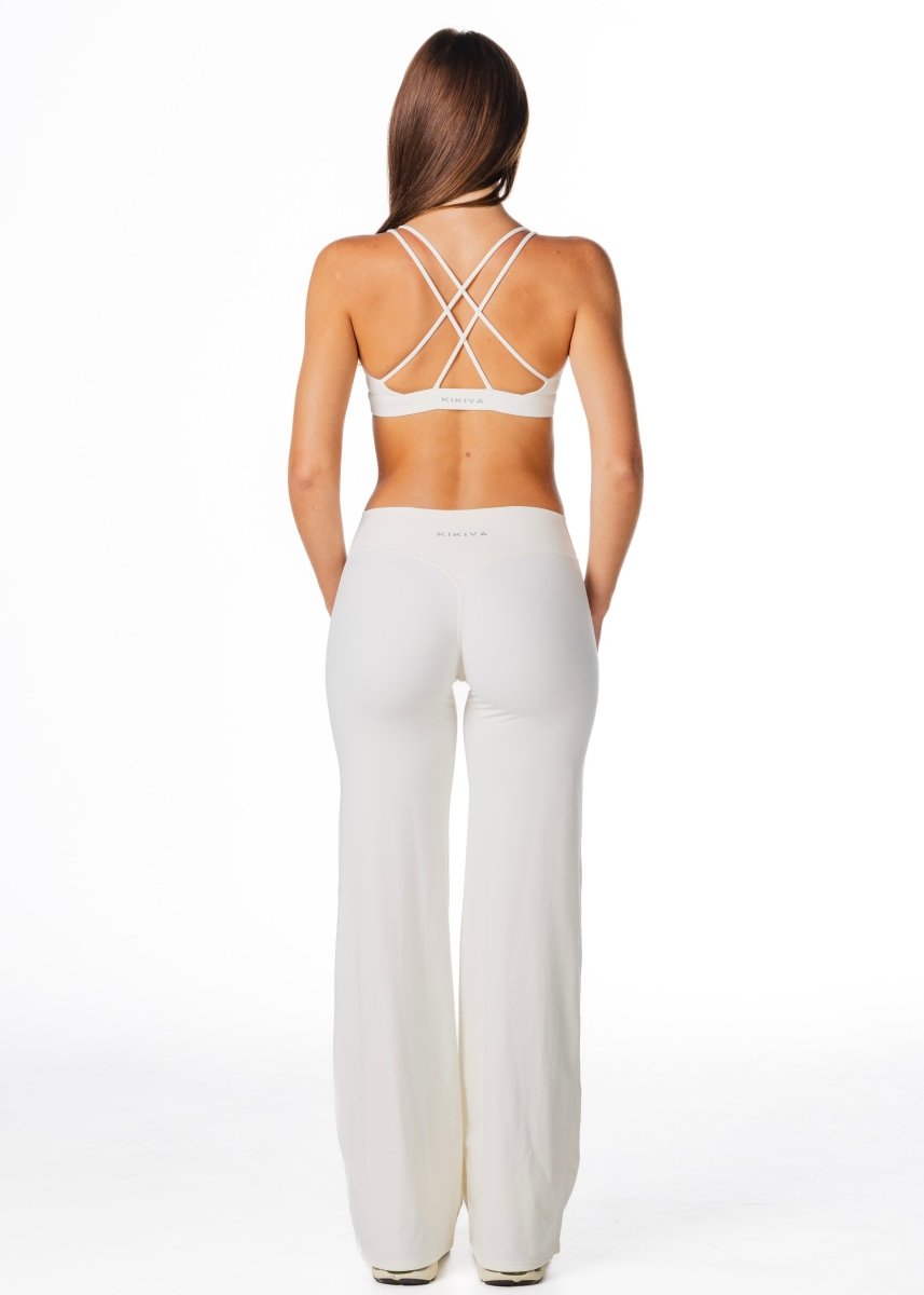 'Flow' Flares - Cream - Kikiva Collection
