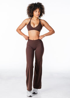 'Flow' Flares - Dark Choc - Kikiva Collection