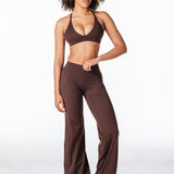 'Flow' Flares - Dark Choc - Kikiva Collection