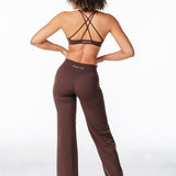 'Flow' Flares - Dark Choc - Kikiva Collection