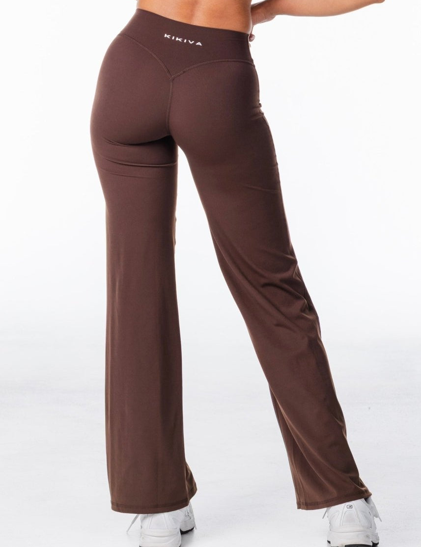 'Flow' Flares - Dark Choc - Kikiva Collection