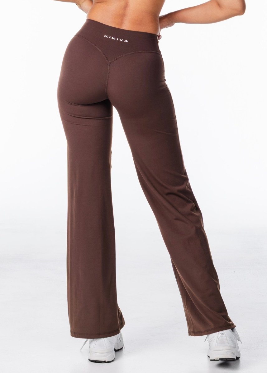 'Flow' Flares - Dark Choc - Kikiva Collection