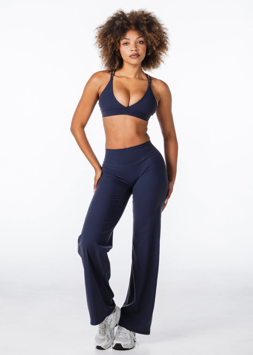 'Flow' Flares - Dark Navy - Kikiva Collection