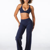 'Flow' Flares - Dark Navy - Kikiva Collection