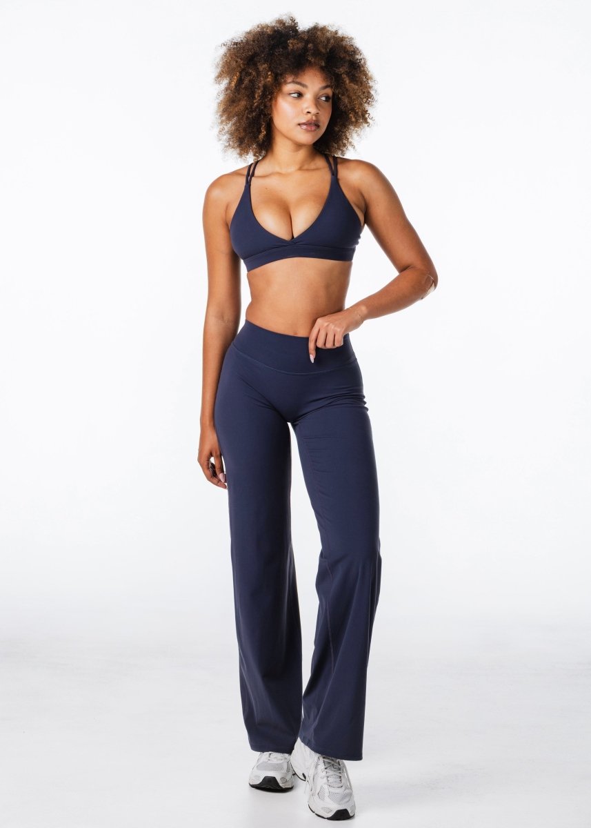 'Flow' Flares - Dark Navy - Kikiva Collection