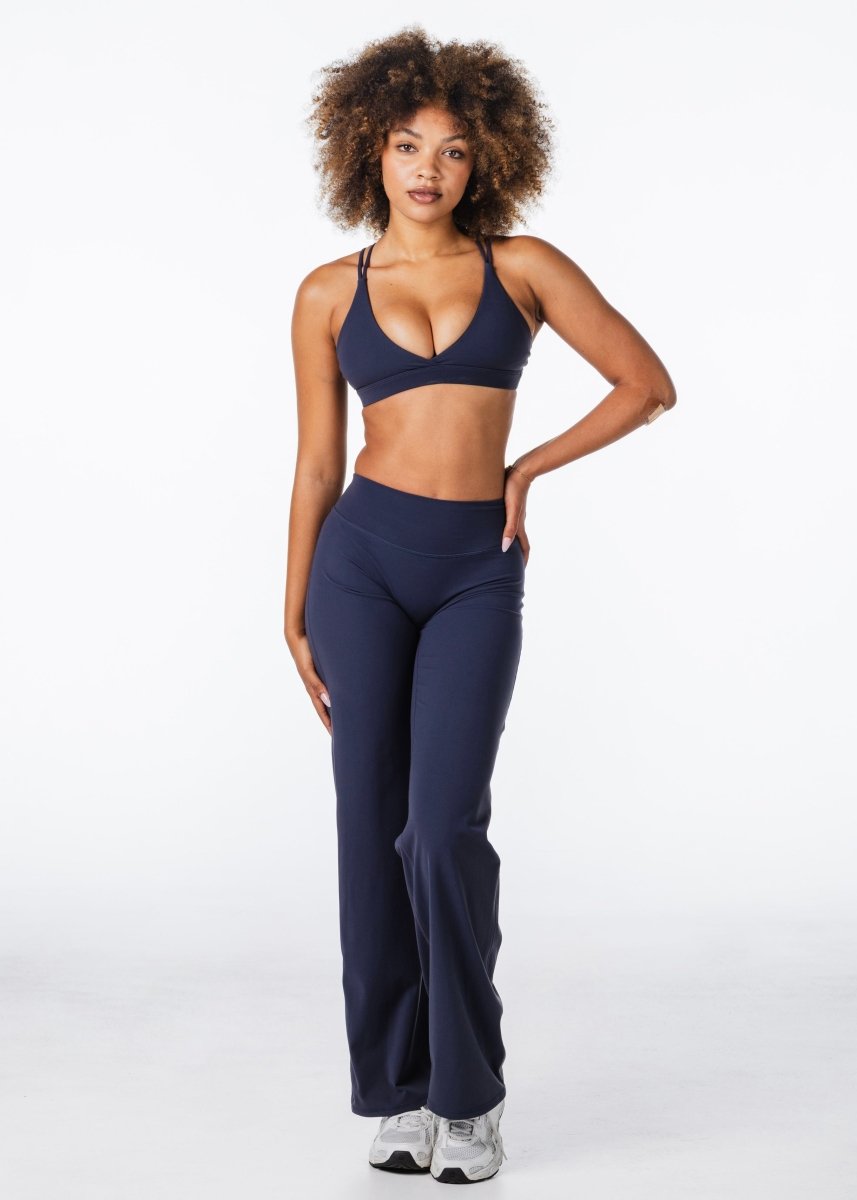 'Flow' Flares - Dark Navy - Kikiva Collection