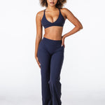 'Flow' Flares - Dark Navy - Kikiva Collection