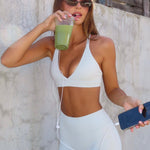 'Flow' Flares - Light Grey - Kikiva Collection