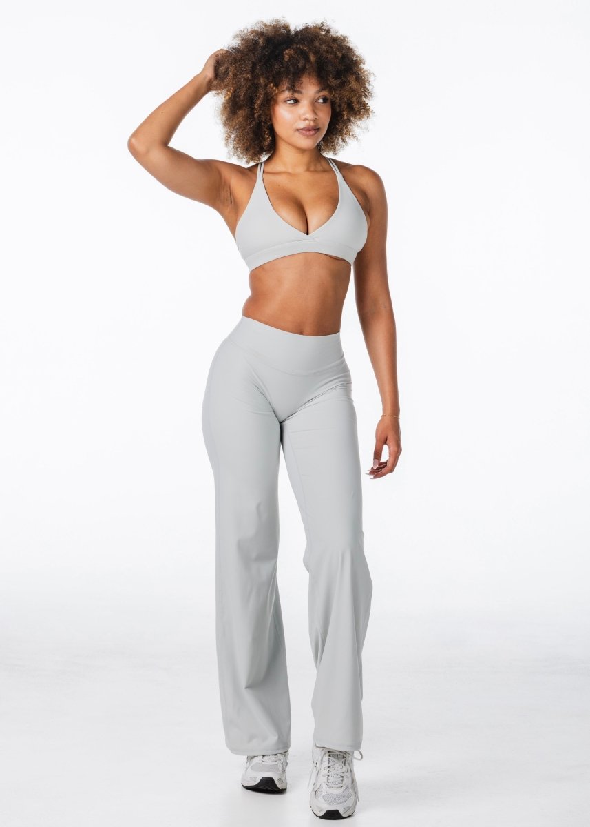 'Flow' Flares - Light Grey - Kikiva Collection