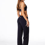 Fold Over 'Flow' Flares - Black - Kikiva Collection