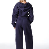 Gals on Tour Cropped Zip Jacket - Dark Navy - Kikiva Collection
