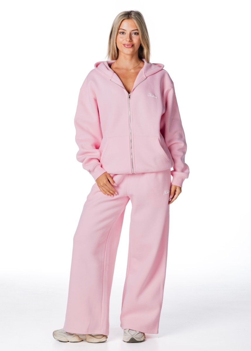 Gals on Tour Zip Jacket - Blush Pink - Kikiva Collection