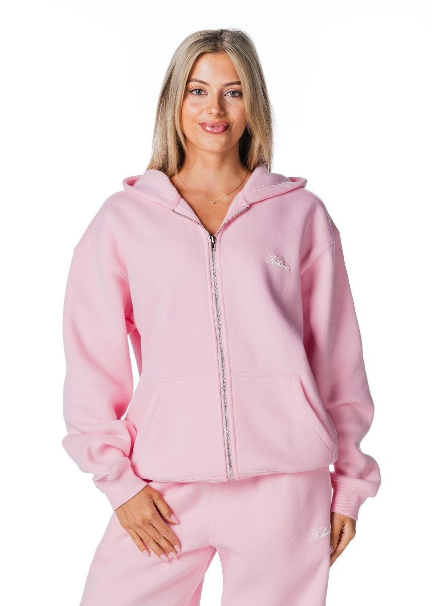 Gals on Tour Zip Jacket - Blush Pink - Kikiva Collection