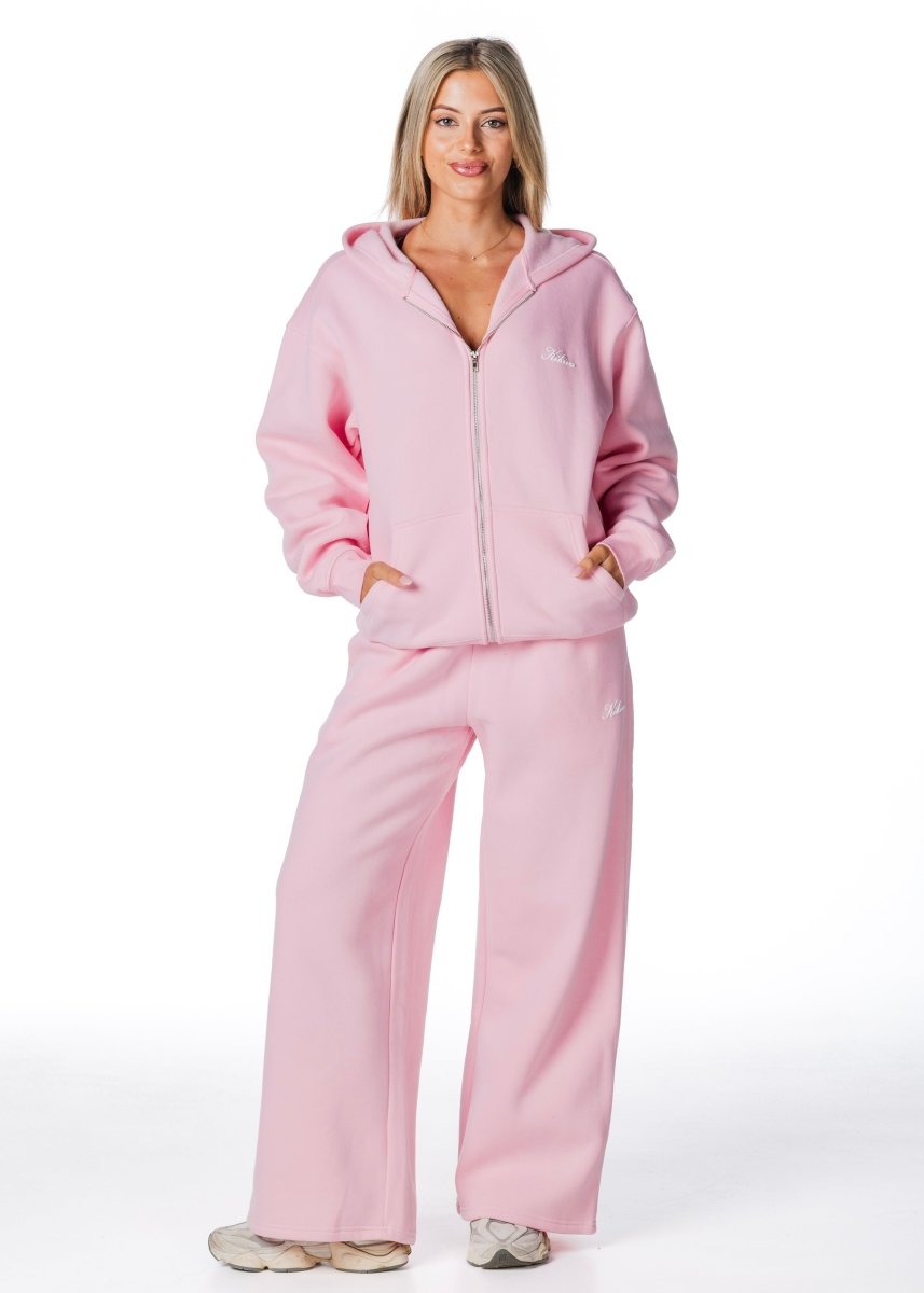 Gals on Tour Zip Jacket - Blush Pink - Kikiva Collection