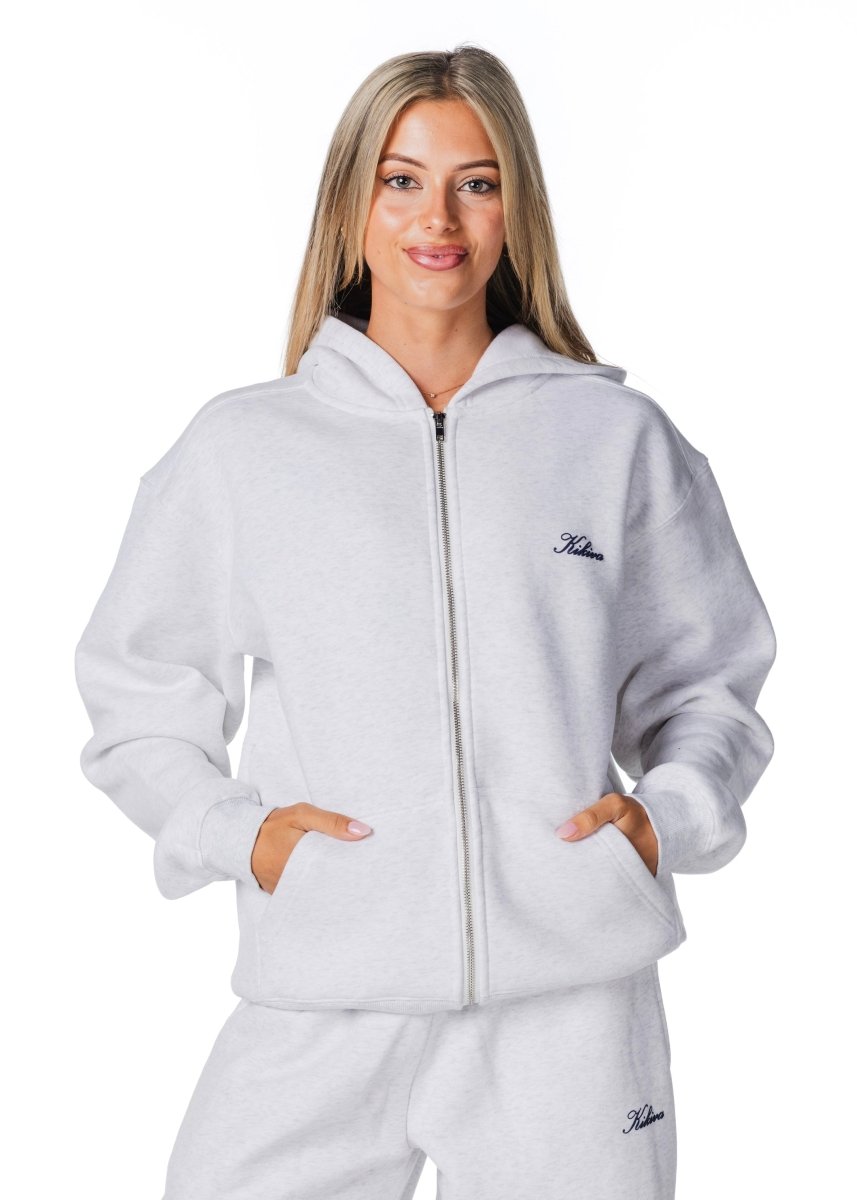 Gals on Tour Zip Jacket - Cloud Grey - Kikiva Collection