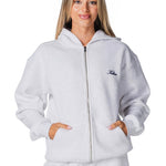 Gals on Tour Zip Jacket - Cloud Grey - Kikiva Collection