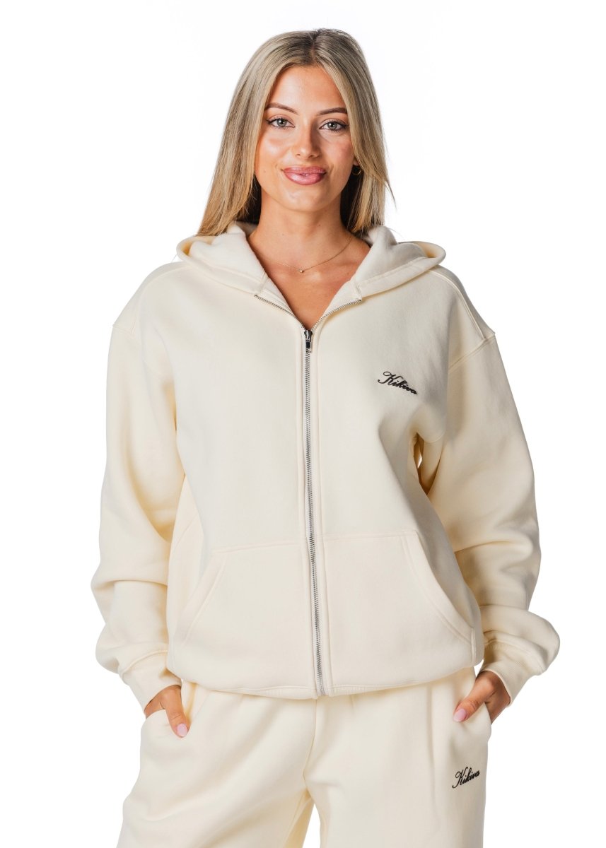 Gals on Tour Zip Jacket - Cream - Kikiva Collection