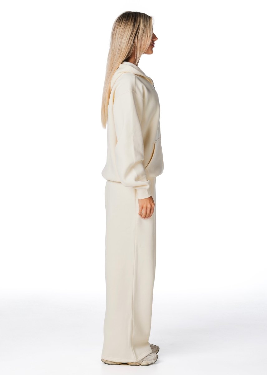 Gals on Tour Zip Jacket - Cream - Kikiva Collection