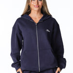 Gals on Tour Zip Jacket - Dark Navy - Kikiva Collection