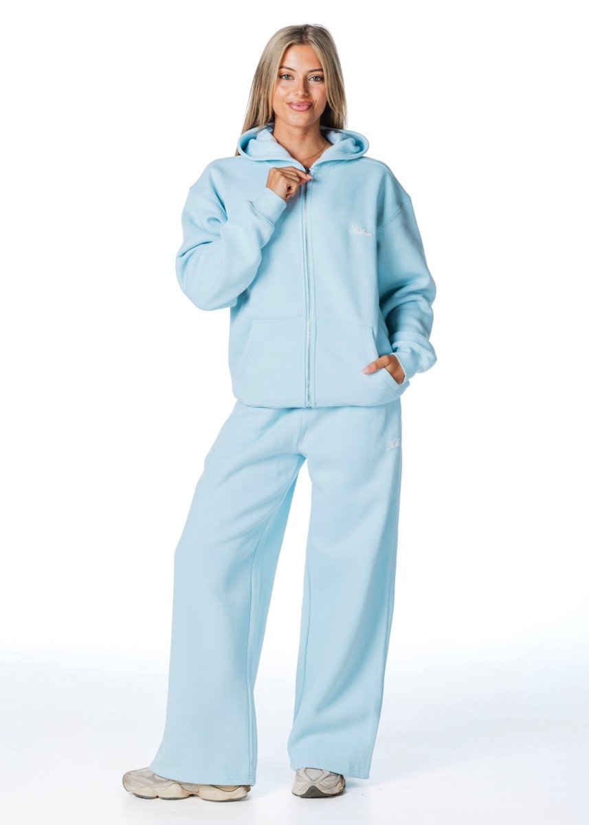 Gals on Tour Zip Jacket - Powder Blue - Kikiva Collection