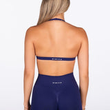 ‘Harper Halter’ Crop - Dark Blue - Kikiva Collection