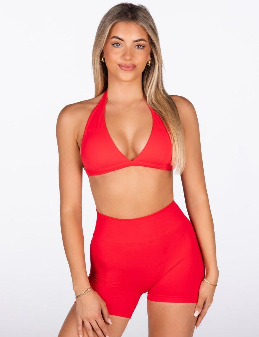 ‘Harper Halter’ Crop - Red - Kikiva Collection