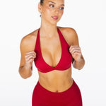 ‘Harper Halter’ Crop - Royal Red - Kikiva Collection