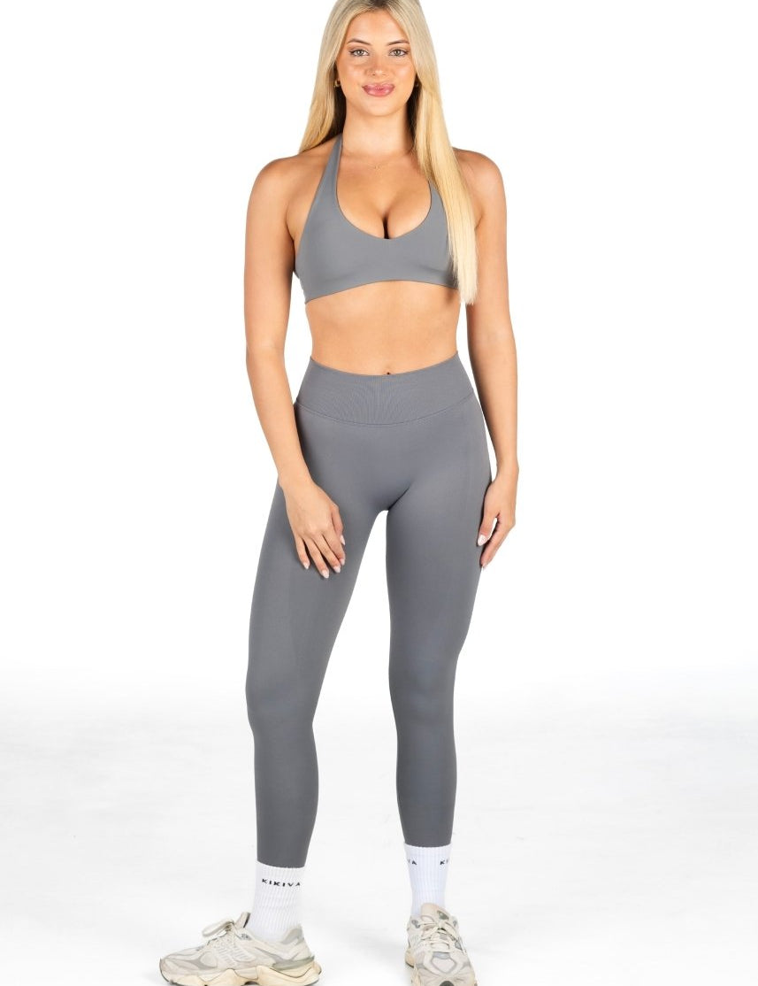 HIGH Dynamic Seamless Leggings - Charcoal - Kikiva Collection
