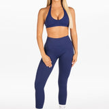 HIGH Dynamic Seamless Leggings - Dark Blue - Kikiva Collection