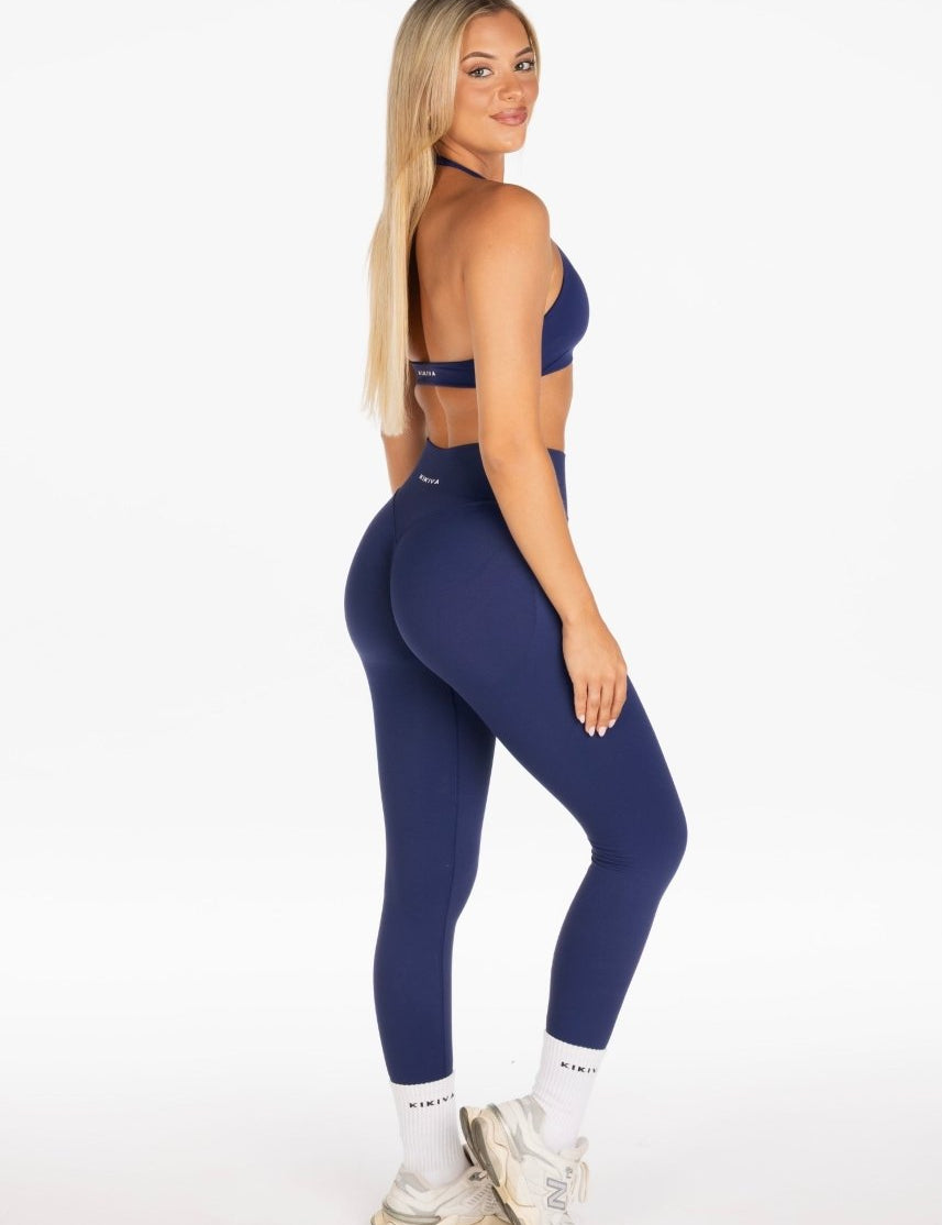 HIGH Dynamic Seamless Leggings - Dark Blue - Kikiva Collection