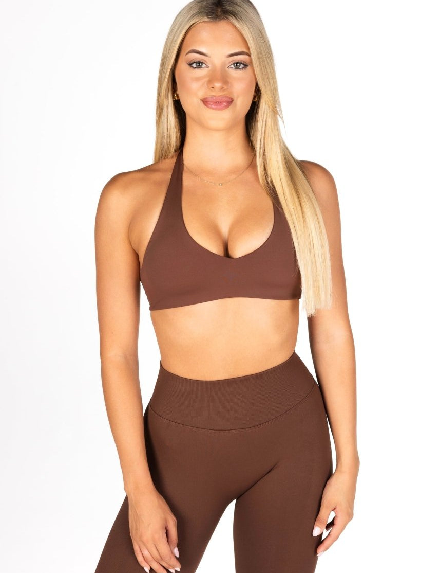 HIGH Dynamic Seamless Leggings - Mocha Brown - Kikiva Collection